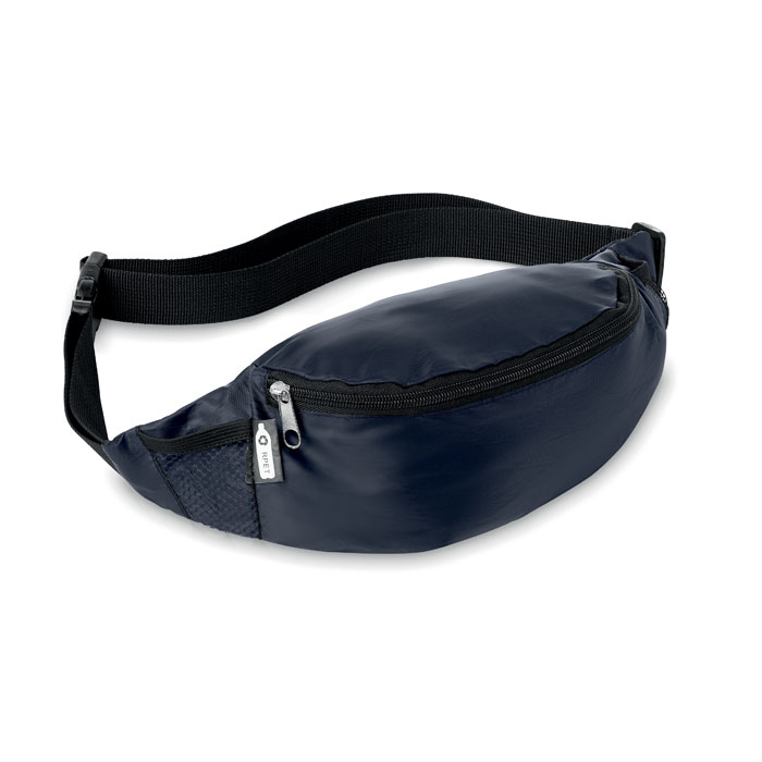 Sac banane PET recyclé publicitaire HULABAG Bleu marine